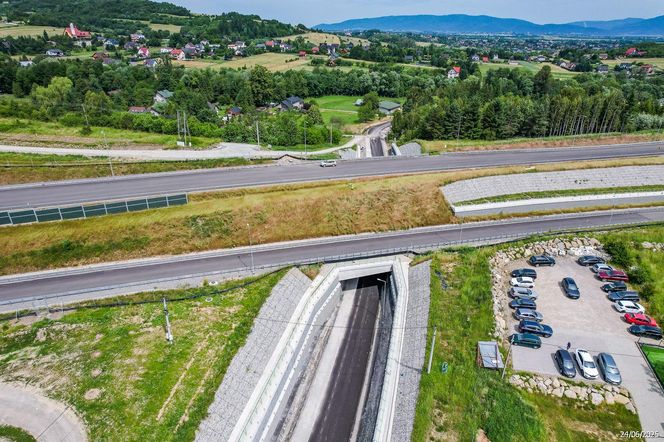 Tak wygląda obecnie budowa S1 Przybędza Milówka. Powstaną tu ogromne estakady, dwa tunele i centrum zarządzania ruchem