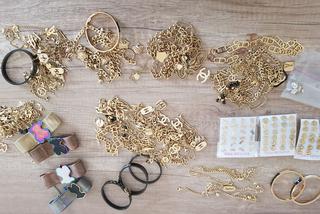 Podrobiona biżuteria o wartości ponad 360 tysięcy złotych zabezpieczona przez policję 