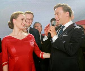 Krzysztof Bosak z żoną Kariną