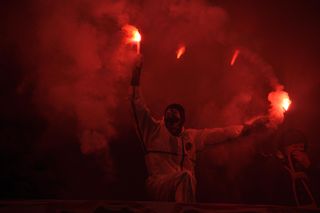 Kibice na meczu Korona Kielce - Widzew Łódź