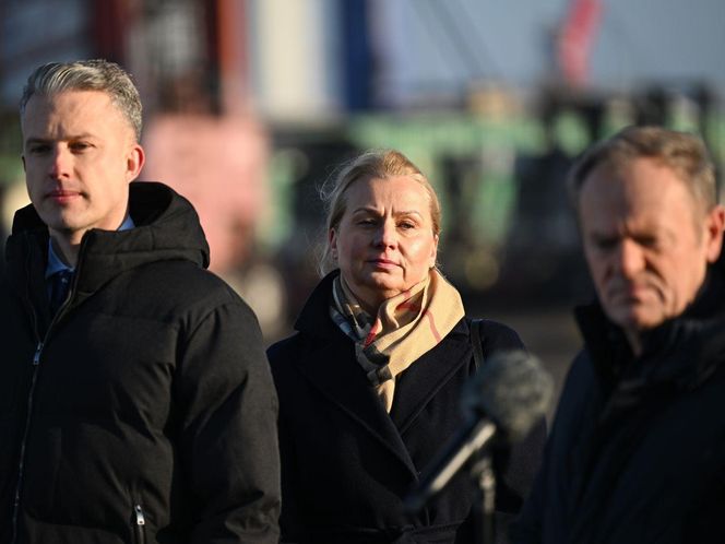 Donald Tusk i Dariusz Klimczak odwiedzili Port Gdańsk