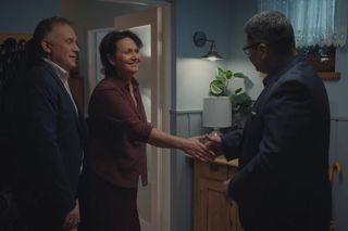 	M jak miłość odc. 1861. lekarz Marek (Tomasz Traczyński), Marysia (Małgorzata Pieńkowska), Artur Rogowski (Robert Moskwa)