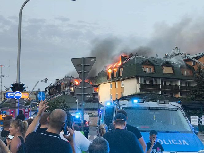 Pożar w Ząbkach (3.07.2025)