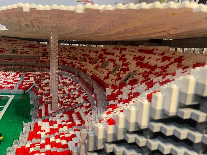 Stadion PGE Narodowy z klocków LEGO