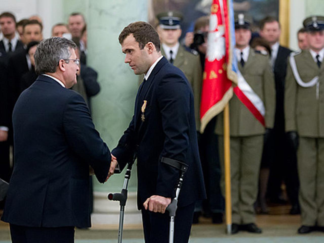 BOHATER Z IRAKU CHRONIŁ PANIĄ PREMIER.