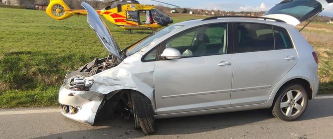 16-letni motocyklista zderzył się z samochodem. Kierował mimo braku uprawnień