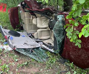 Wypadek w Hołubli w powiecie siedleckim