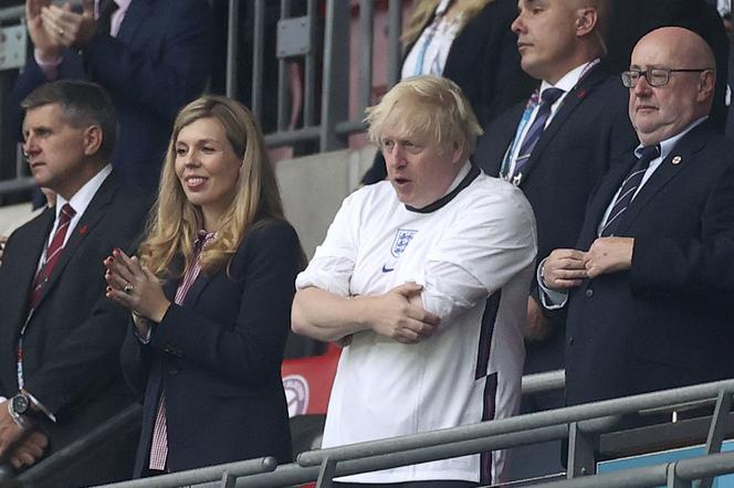Boris Johnson z partnerką
