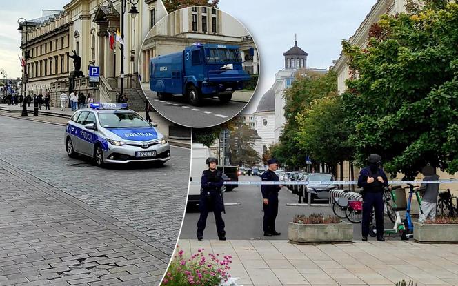 Gigantyczna akcja policji w cetrum Warszawy