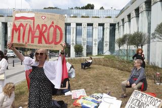 Protesty przed Sądem Najwyższym
