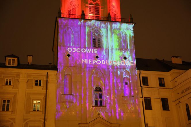 „Ojcowie Niepodległej” – wyjątkowy mapping na Wieży Trynitarskiej w Lublinie przed 11 listopada