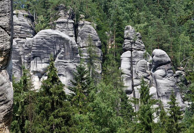 Skalne Miasto w Czechach - zdjęcia. Adršpašskoteplické skály zachwycają o każdej porze roku