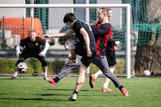 Akcja "Zagraj w piłkę z Karolem Nawrockim" 