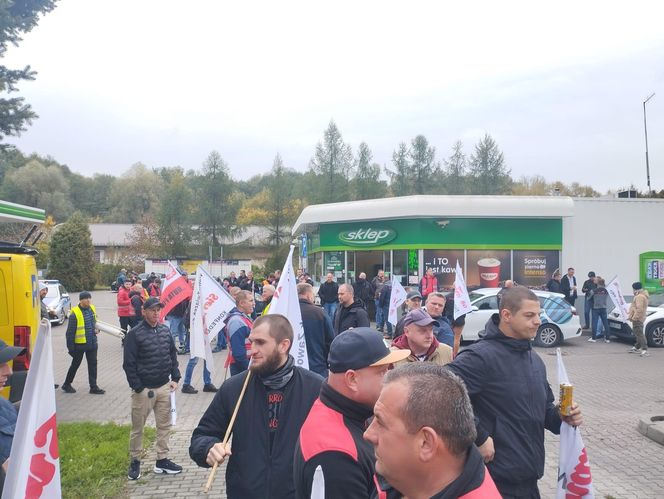 Wielka blokada Jastrzębia-Zdroju. Protest górników i hutników. Miasto stoi