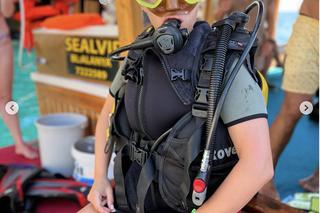 Kasia Cichopek i jej pierwszy raz w Morzu Śródziemnym