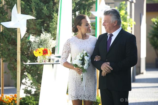 M jak miłość. Magda (Anna Mucha), Wojtek Marszałek (Emilian Kamiński) 