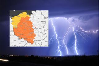 Burze z gradem i huraganowym wiatrem w Łódzkiem. Do mieszkańców wysłano alert RCB!