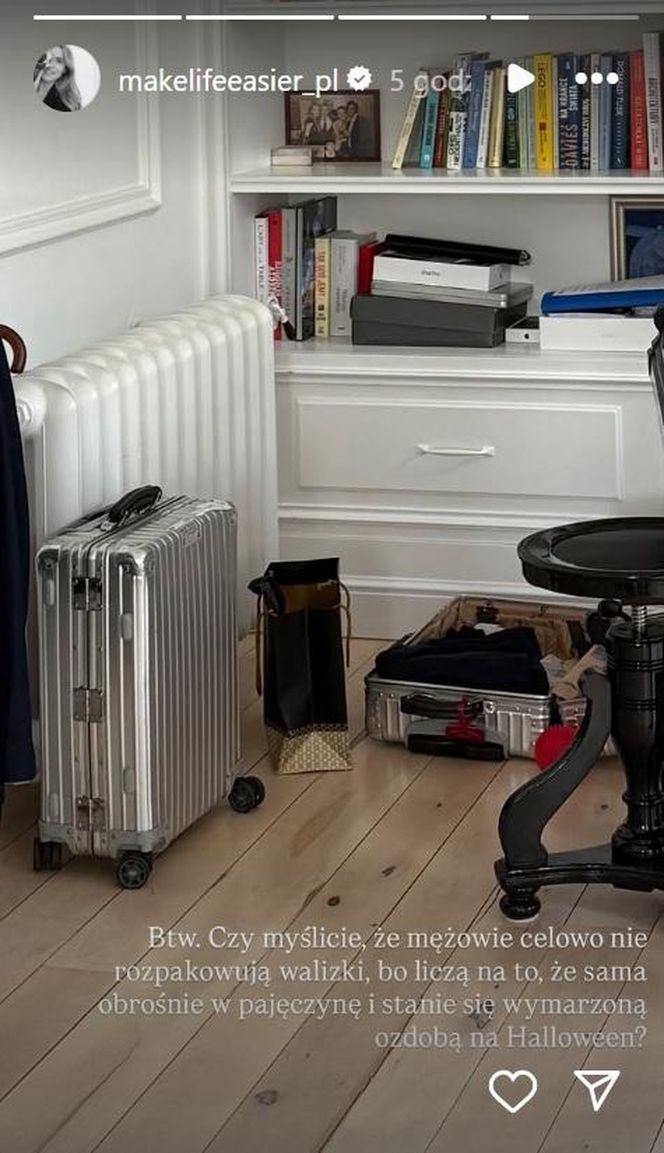 Kasia Tusk o walizce męża