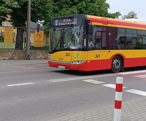 Autobus MZK potrącił pieszego na pasach. Policjanci ukarali kierowcę! 