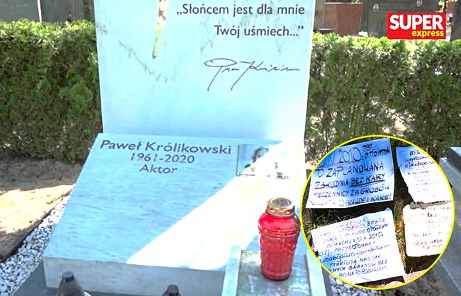 Skandal na grobie Pawła Królikowskiego