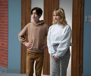 Barwy szczęścia odc. 3191.  Emilka (Jessica Frankiewicz),  Emil (Artem Malashchuk)