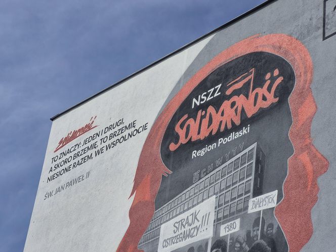 Mural "Solidarności" w Białymstoku