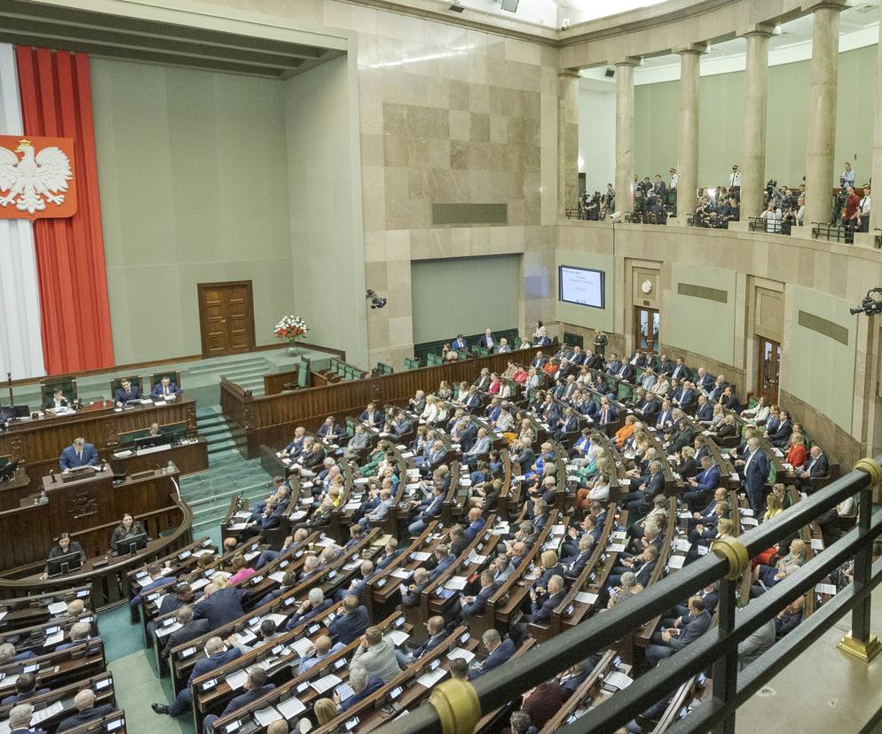 Sejm głosowanie posiedzenie ul.Wiejska Warszawa