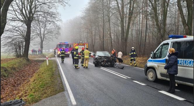 Koszmarna "czołówka"! Wszystko przez prękość i warunki na drodze.