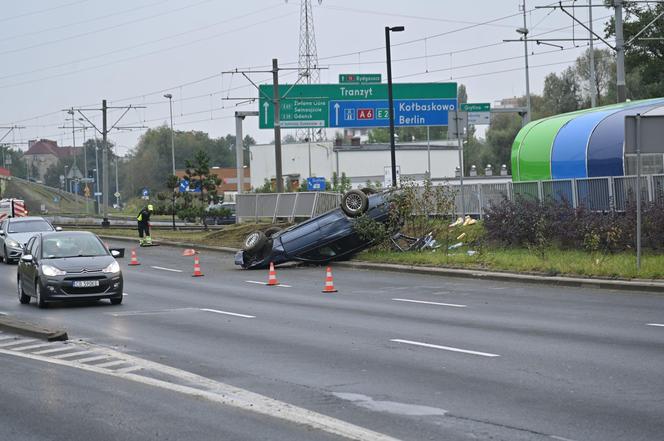 Kolizja na ul. Eskadrowej