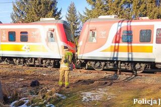 Wypadek na torach w Jeleniej Górze. Pijany 56-latek wpadł pod pociąg 