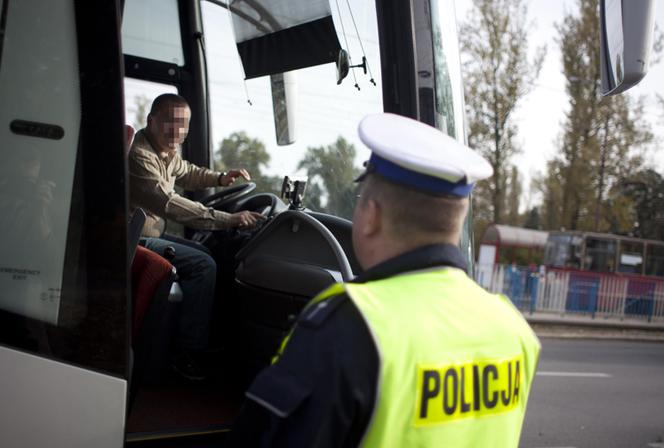 Tóskobus zatrzymany przez policję