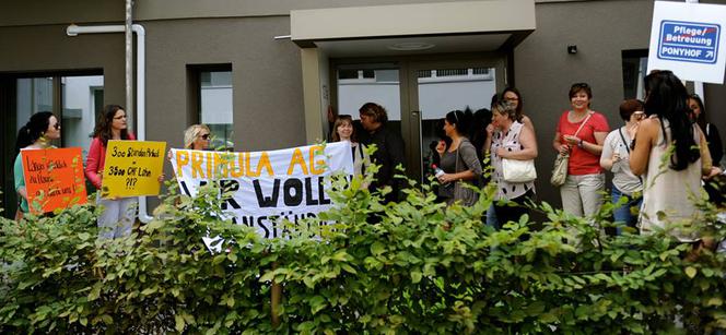 Protest polskich opiekunek w Szwajcarii