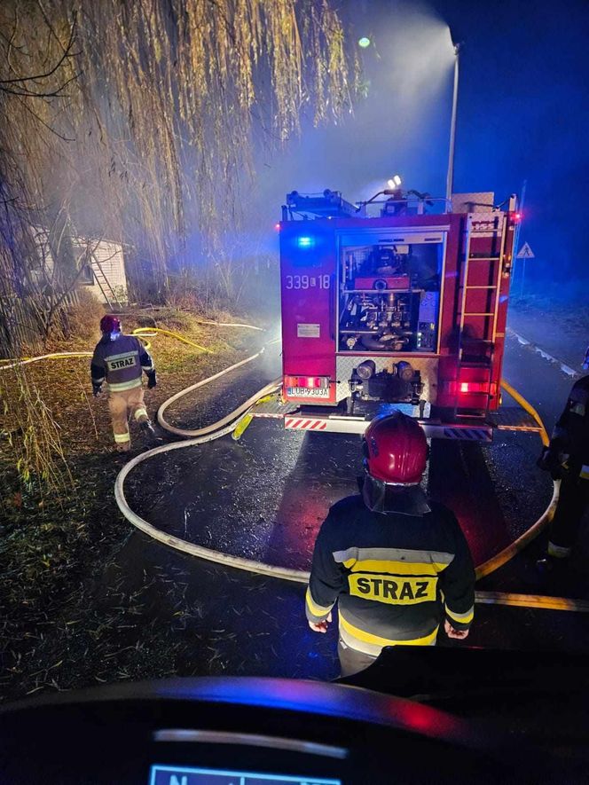 Tragiczny pożar w Teklinie