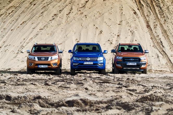 Nissan NP300 Navara, Volkswagen Amarok V6, Ford Ranger Wildtrak