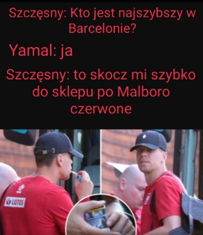 Wojciech Szczęsny w Barcelonie MEMY