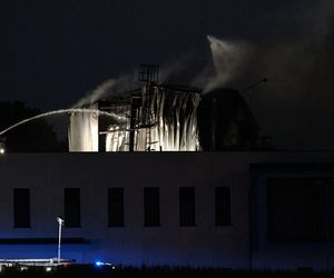 Pożar w przetwórni drobiu na Kaszubach