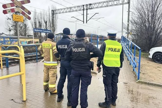 Wypadek na torach w Wejherowie