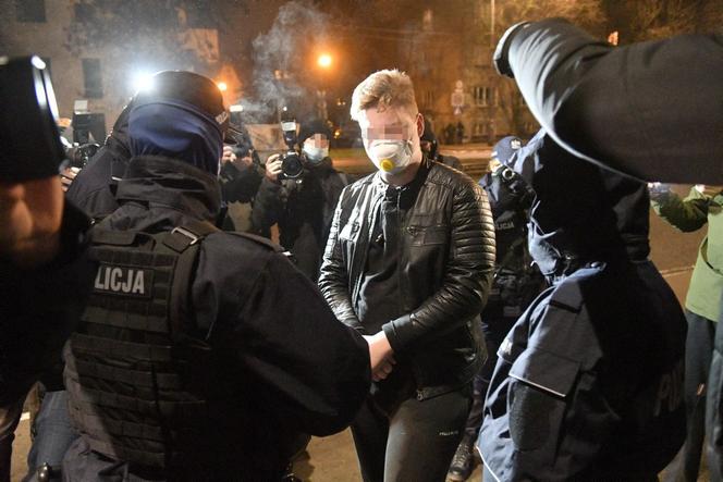 Protest pod domem Kaczyńskiego
