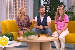 Aktorzy Na Wspólnej w Dzień Dobry TVN. Monika (Sylwia Gliwa), Kuba (Przemysław Cypryański), Kasia (Julia Chatys)