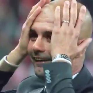 Pep Guardiola - reakcja na piątą bramkę Lewandowskiego