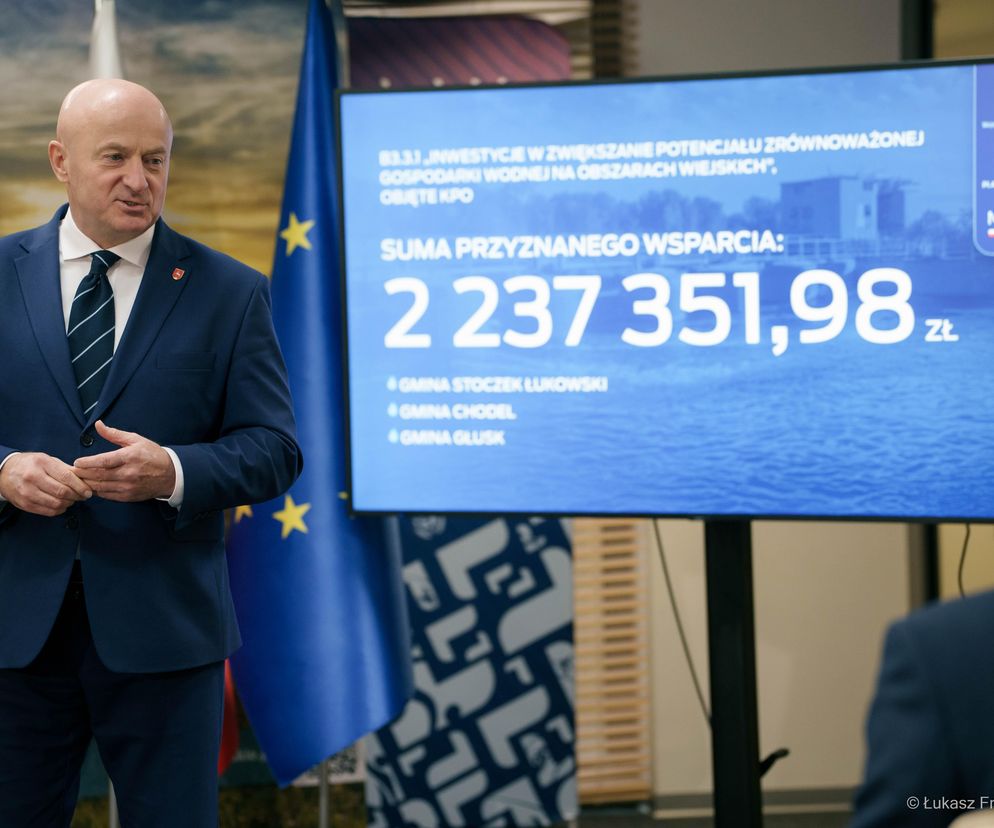 Ponad 2,2 mln zł z KPO na zbiorniki retencyjne w woj. lubelskim
