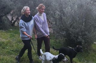 Małgorzata Kożuchowska z siostrą Mają