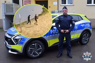 Pionki: Rozpaczliwy krzyk i wołanie o pomoc. Policjant uratował tonące dzieci