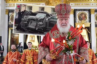 Luksusowy Aurus patriarchy Cyryla SKASOWANY! Poważny wypadek na ulicach Moskwy