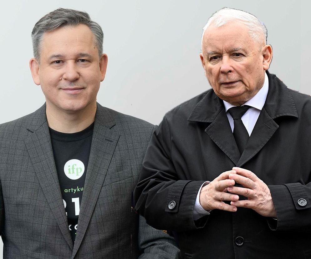 Sławomir Dudek i Jarosław Kaczyński