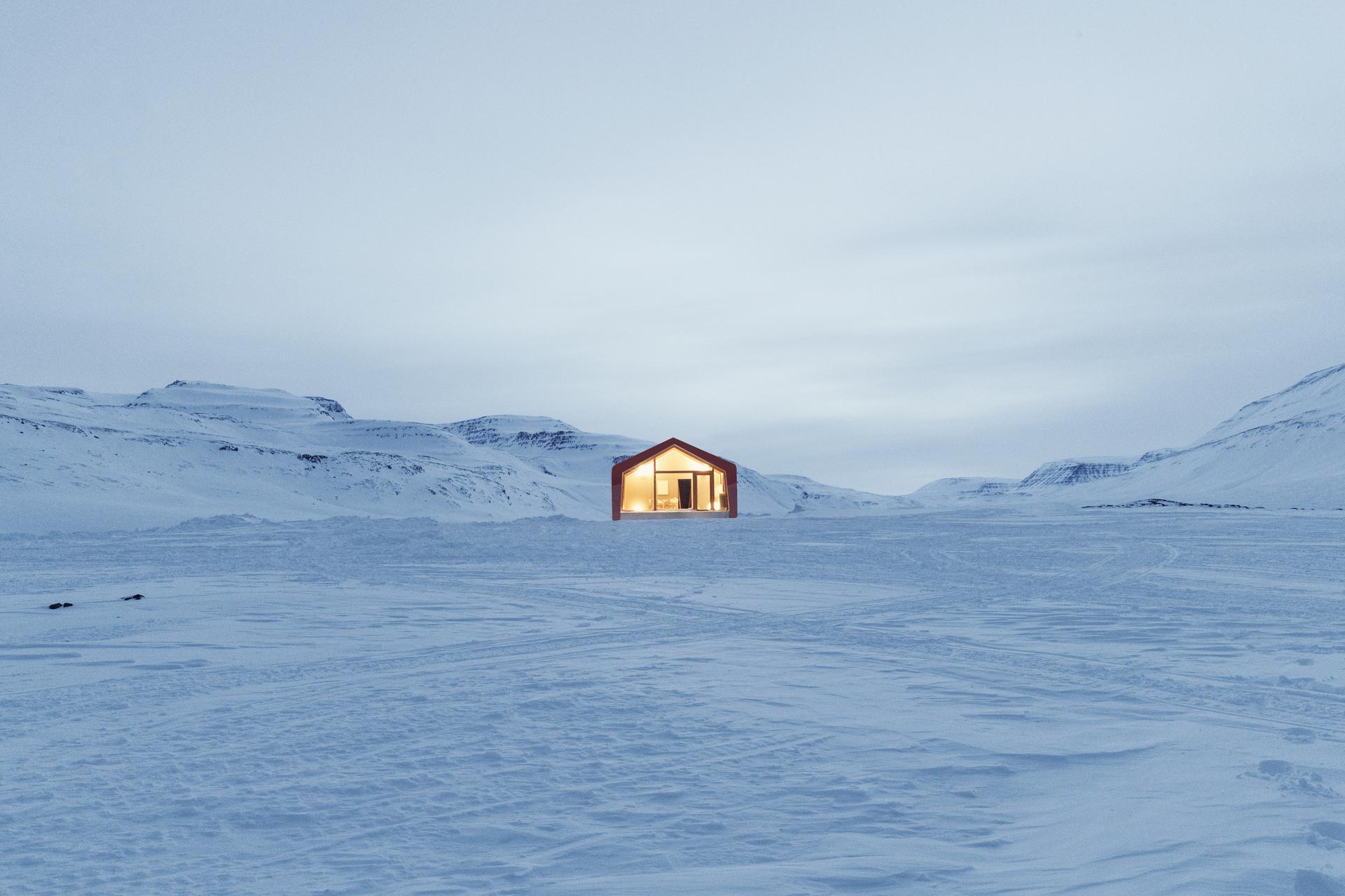 Domek dla klimatologów na Grenlandii