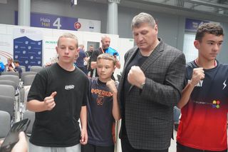 Andrzej Gołota na Targach Boksu w Kielcach