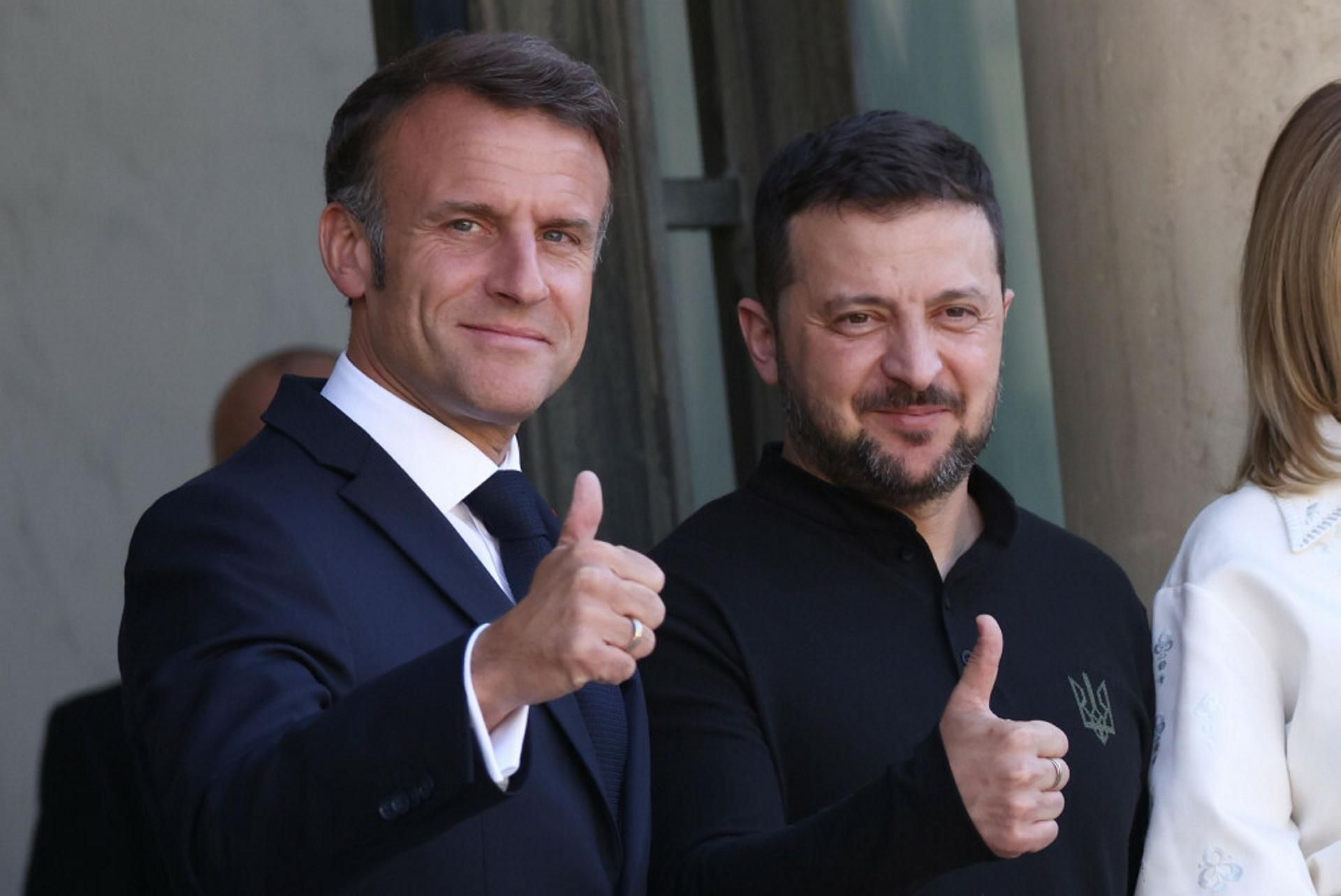 Rozmowa Zełenskiego z Macronem. Jednakowo postrzegamy kluczowe dla Europy kwestie bezpieczeństwa