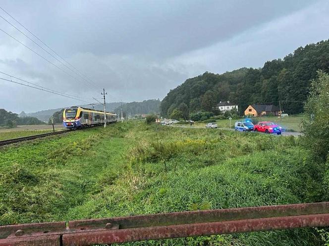 Tragedia pod Tarnowem. Mężczyzna wszedł na tory i zginął pod kołami pociągu