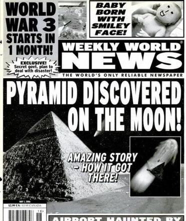 World Weekly News: Piramida na Księżycu